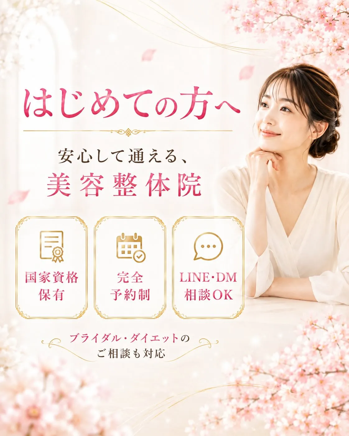 初めての整体や美容整体は、