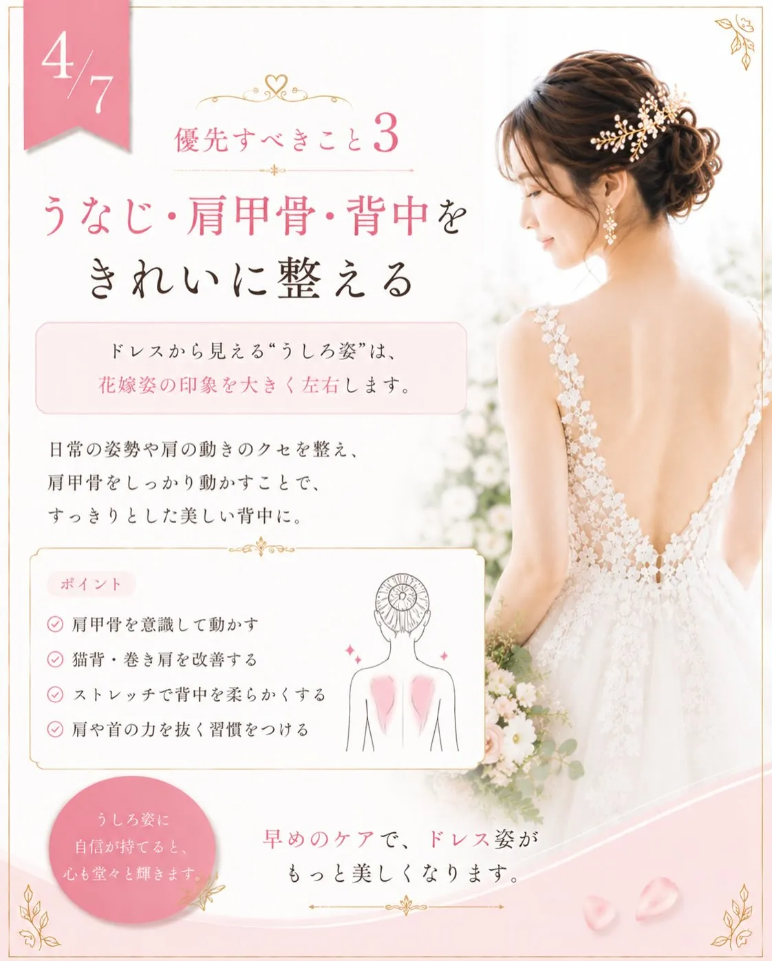 式まで3ヶ月。