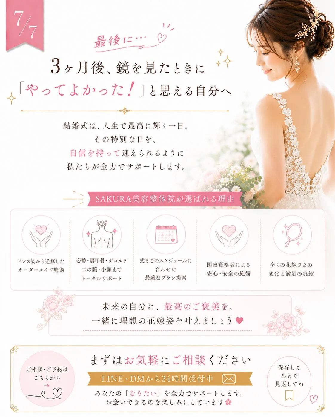 「整体って、結婚式の何日前に行けばいいですか?」