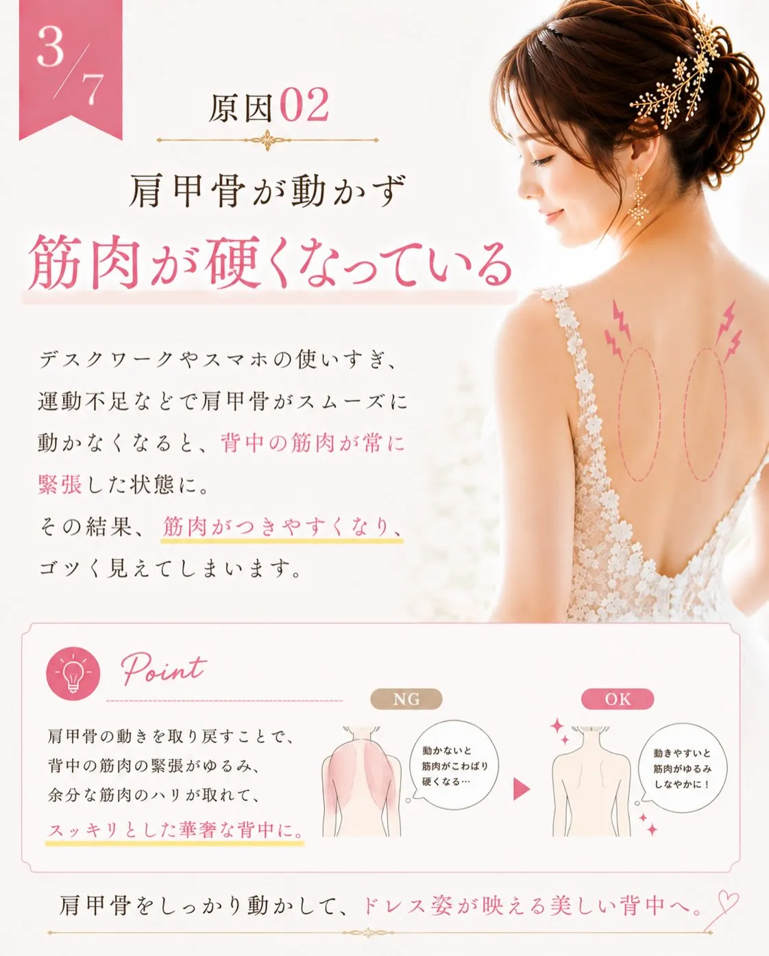 「痩せれば肩甲骨は出る」